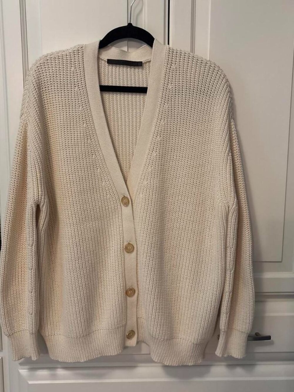 Jenni Kayne button front cotton cardigan S NWOT